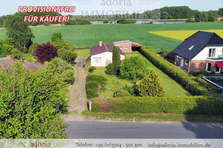 Grundstück mit Traum-Feldblick und sanierungsbedürftigem Wohnhaus oder Platz für Neubau